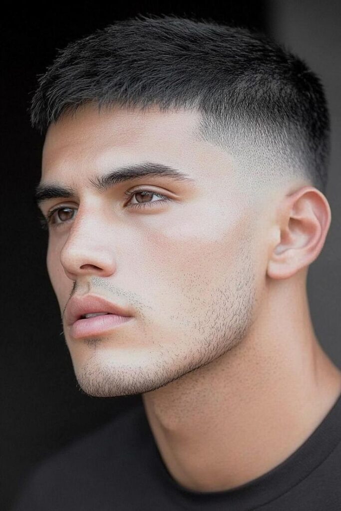 Classic Low Fade Crew Cut
