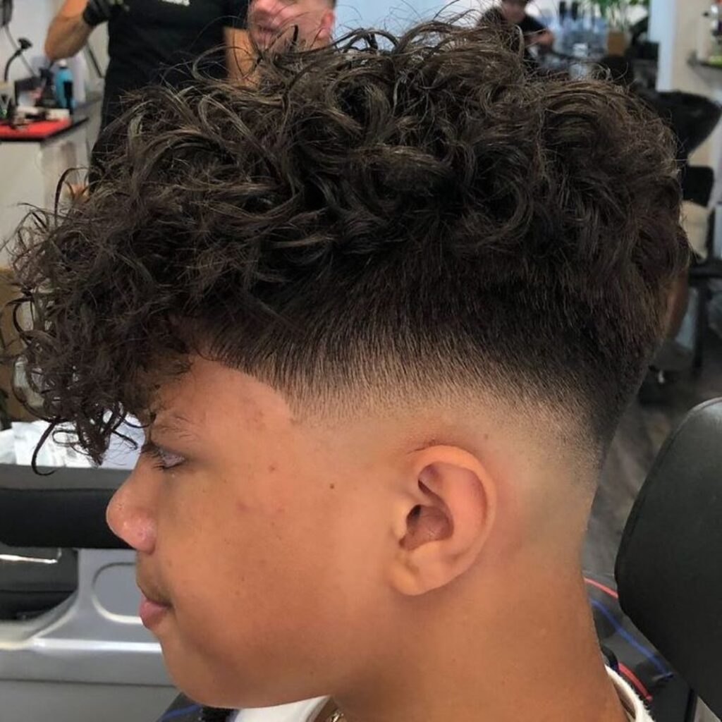 Perfect Lower Taper Fade Curly Hair Trends For Men usa