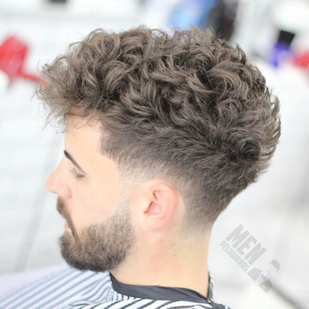 Curly Fade with High-Definition Curls