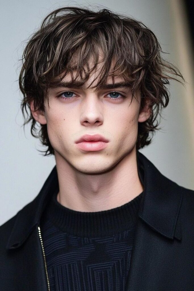Undone Messy Wavy Hair