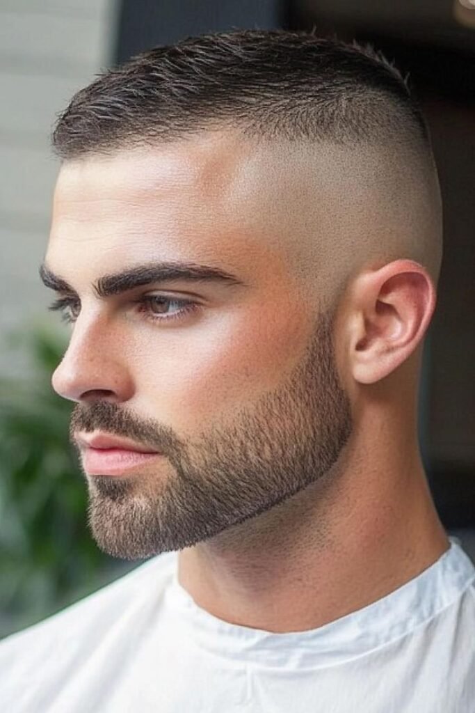 Low Fade with Bald Fade