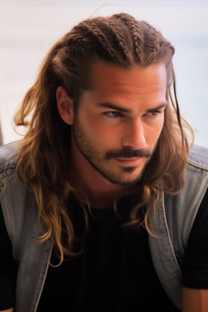 Braided Wavy hairstyle
