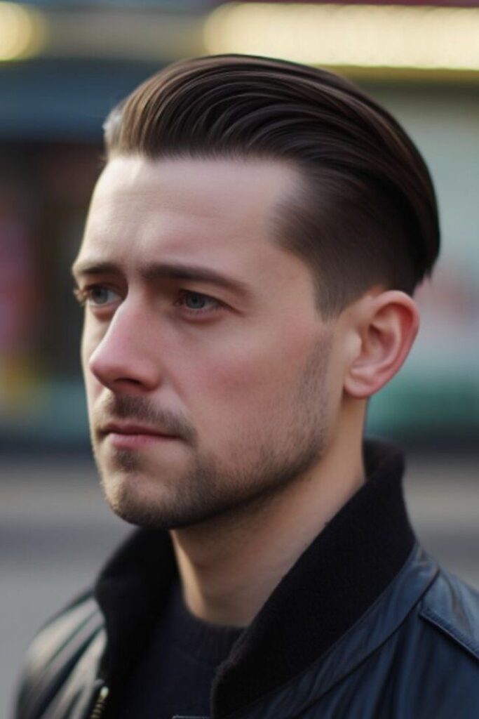 The Slicked Back Undercut