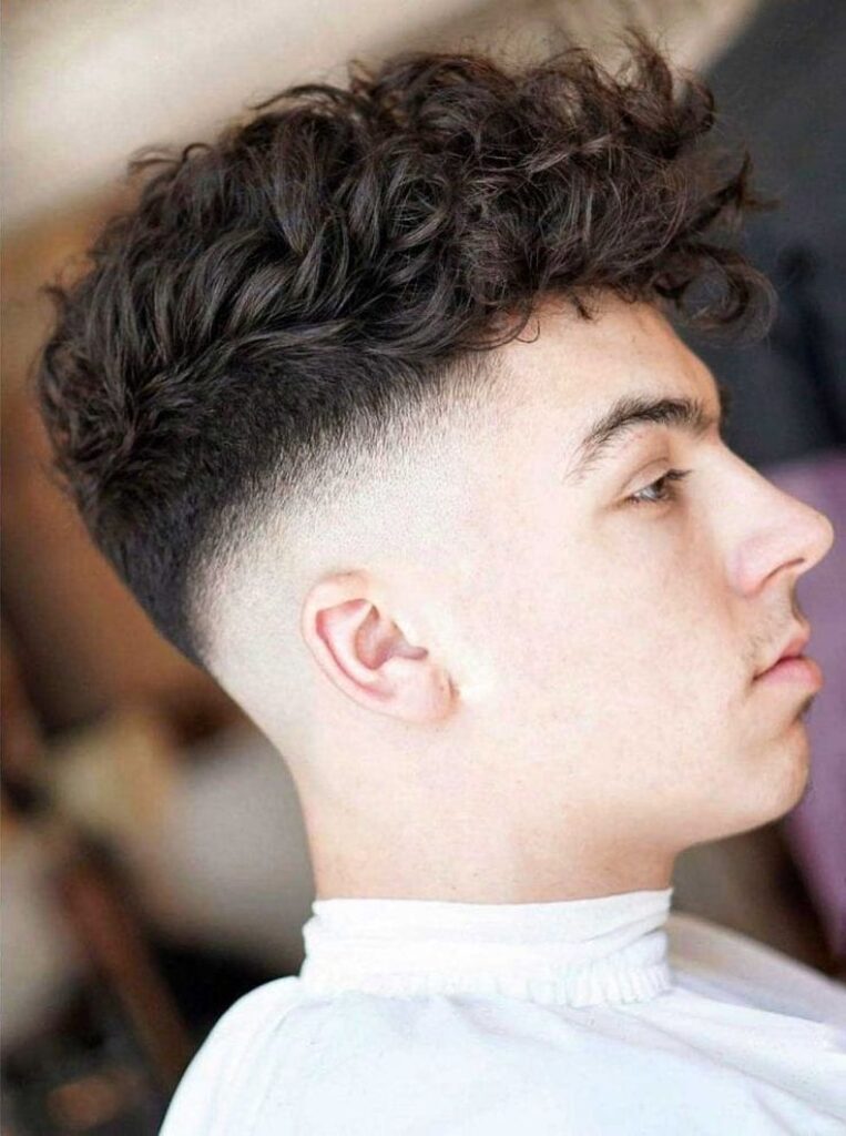 High-Volume Curly Fade
