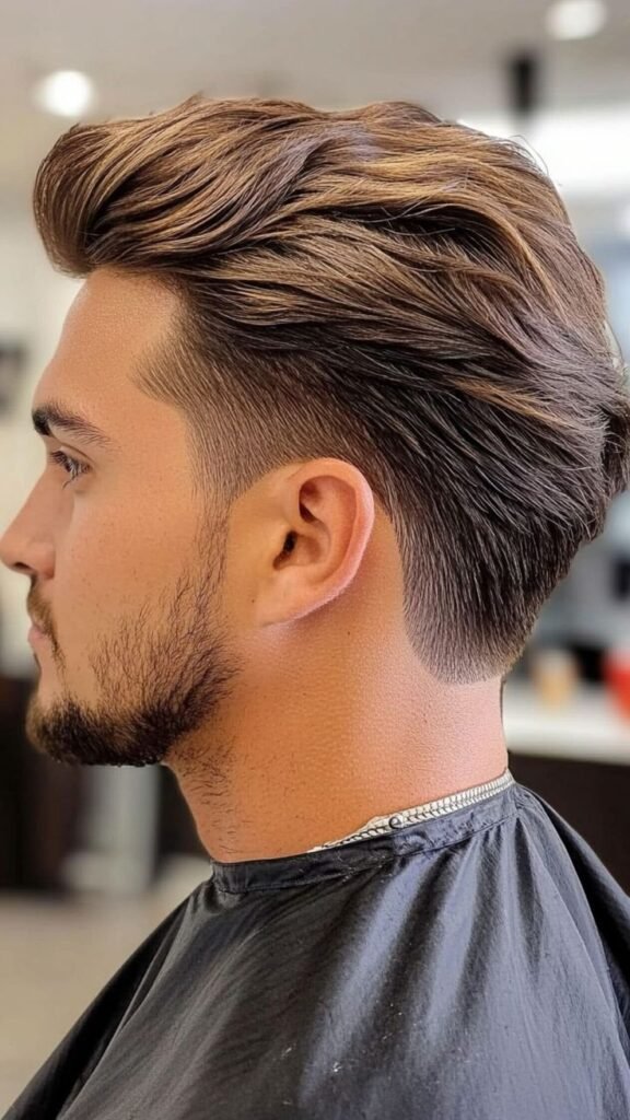 Men's Haircuts With Undercut and Low Fade