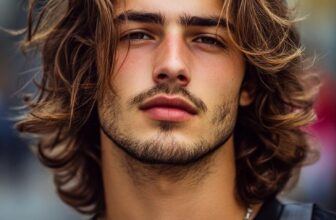 long wavy hairstyles for men