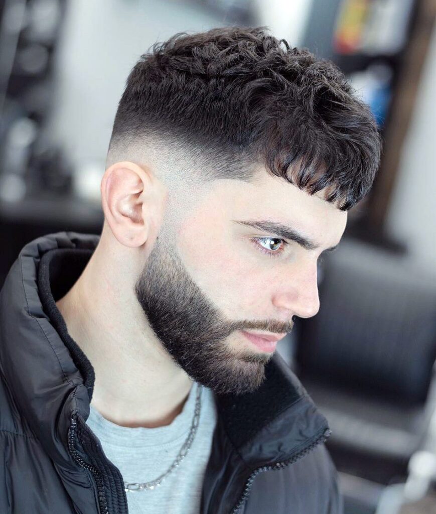 Wavy Caesar Cut