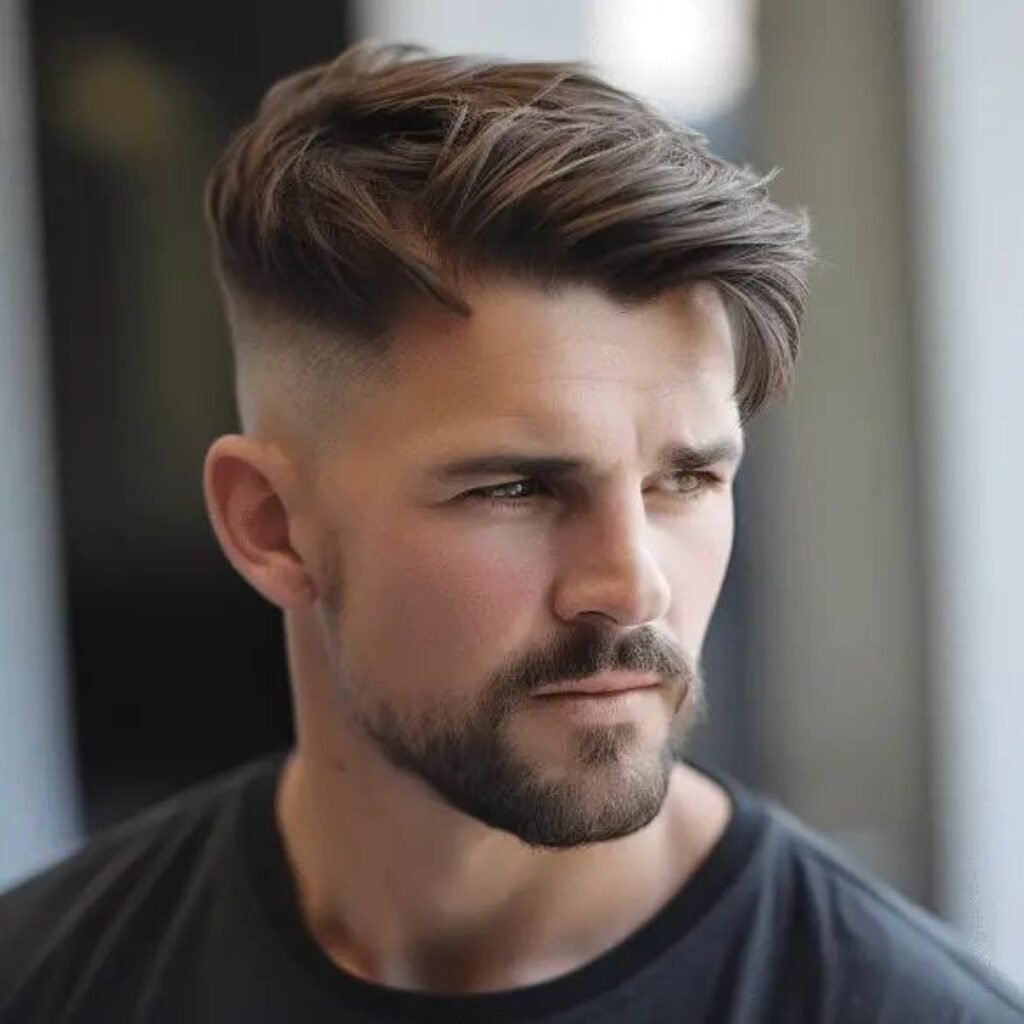 Defined Sideburns with Fades and Low Haircuts For Men