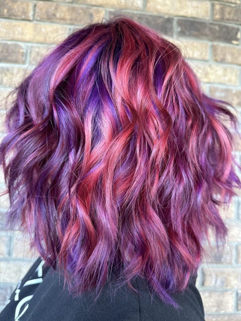 Butterfly Haircut Cut Styles with Bold Colors