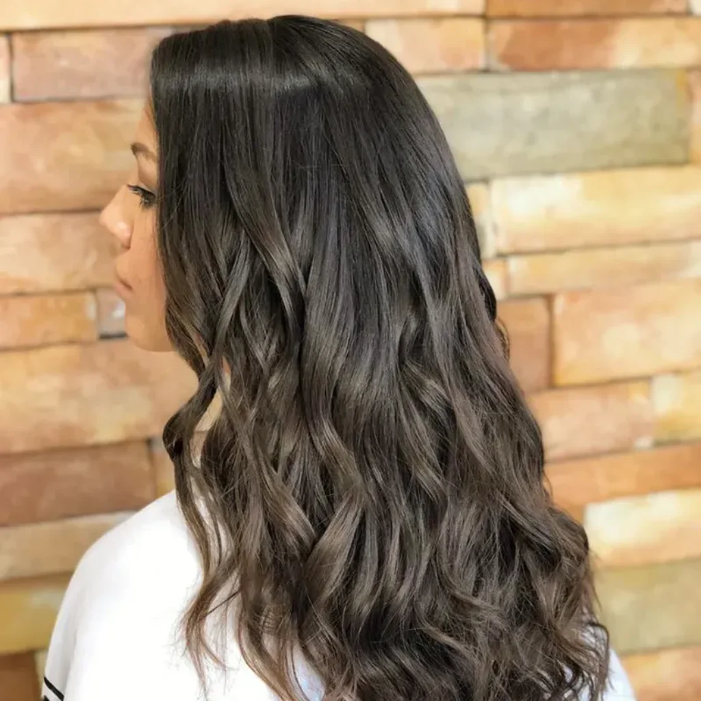 Butterfly Cut with Curls and Waves