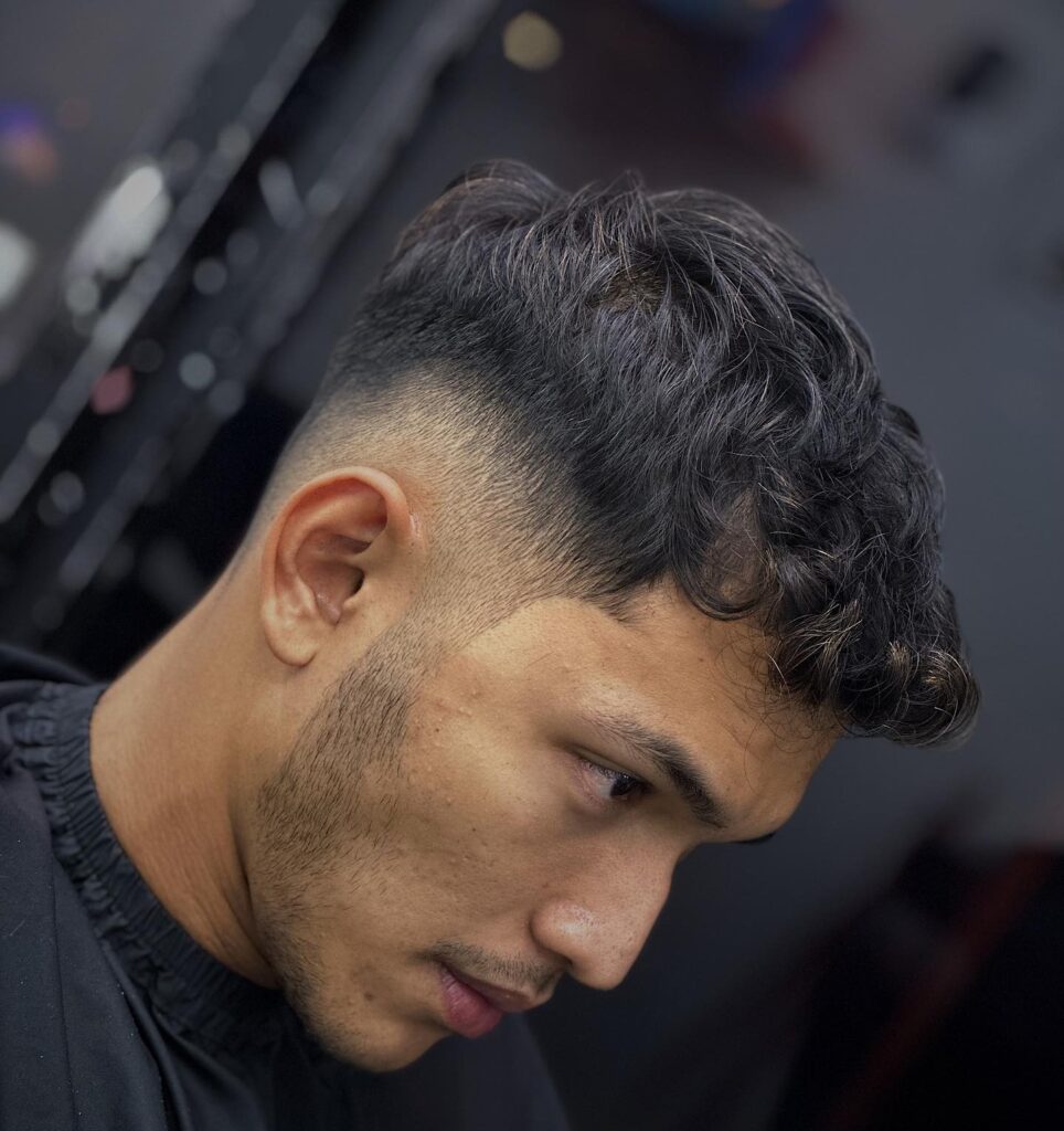 Low Fade with Tapered Top