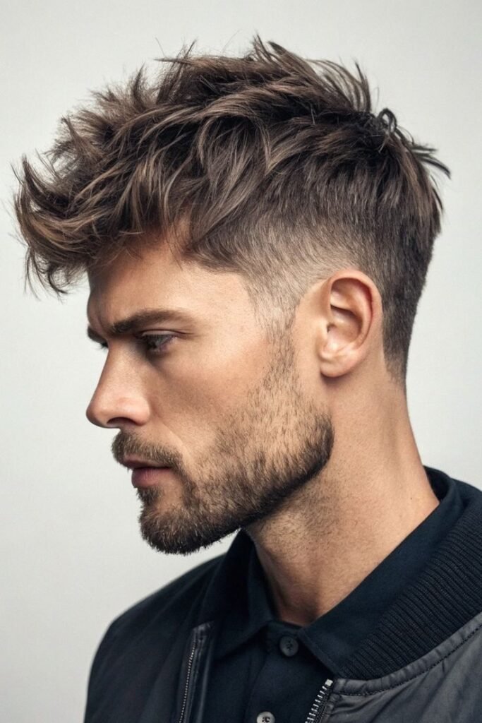 Long Fringe And Low Fade Haircuts For Men