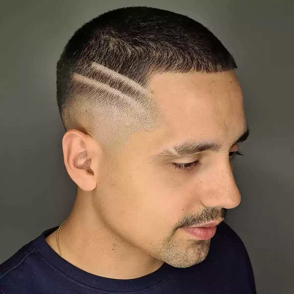 Short Wavy Buzz Cut