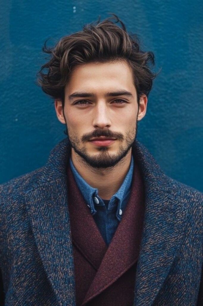 Wavy Hairstyle with a Business look