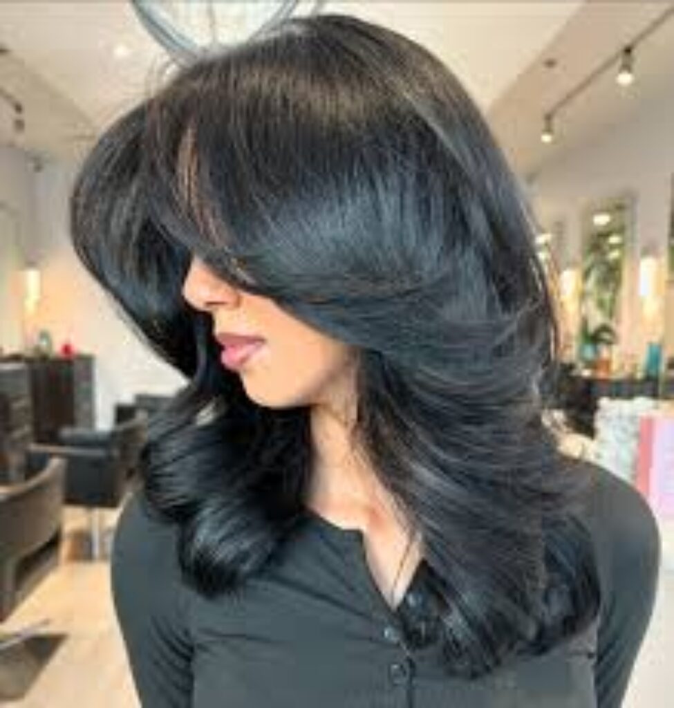Butterfly Cut with Side Bangs