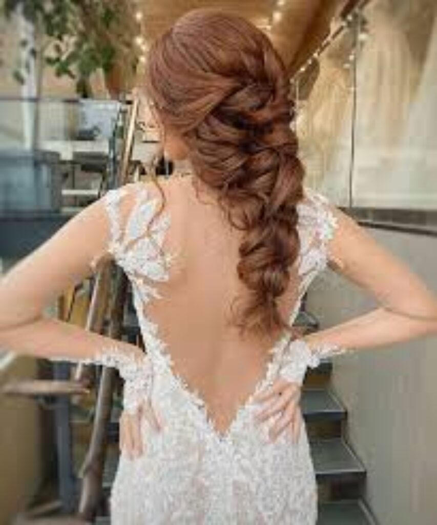 Easy loose fishtail braid