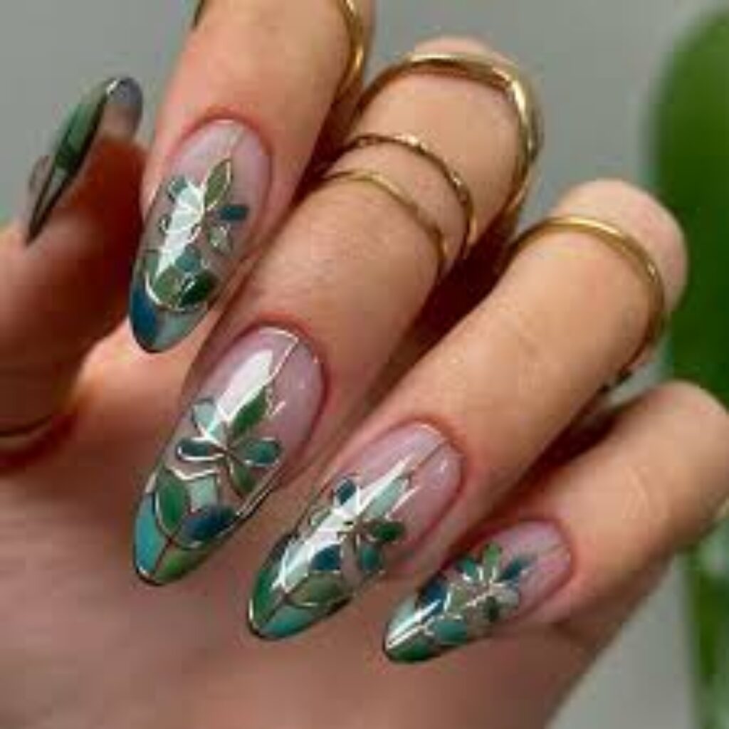 Floral and Nature-Inspired Nails