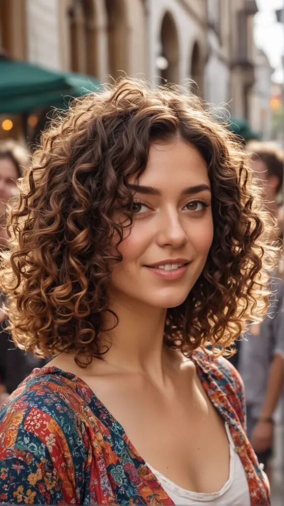 Angled Wavy Bob