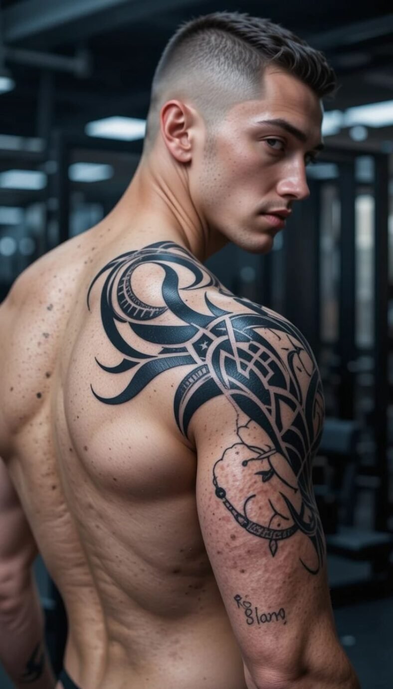 30 Best Back Shoulder Tattoos for Men That Turn Heads