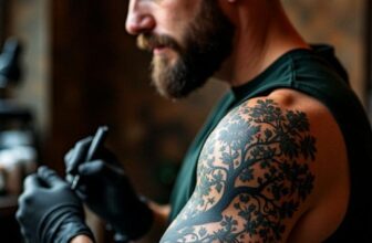 bicep tattoos for men