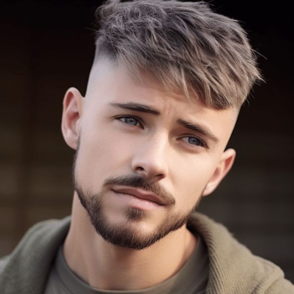 Low taper, faded undercut