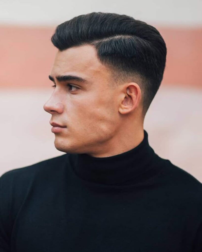 Low Fade with Tapered Sides