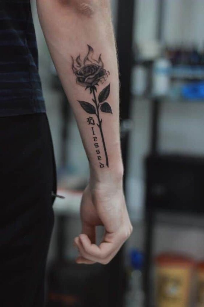 Small Rose Tattoos