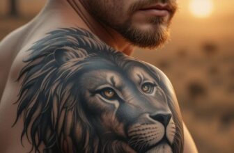 back shoulder tattoos for men