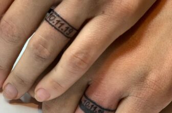wedding ring tattoos for men