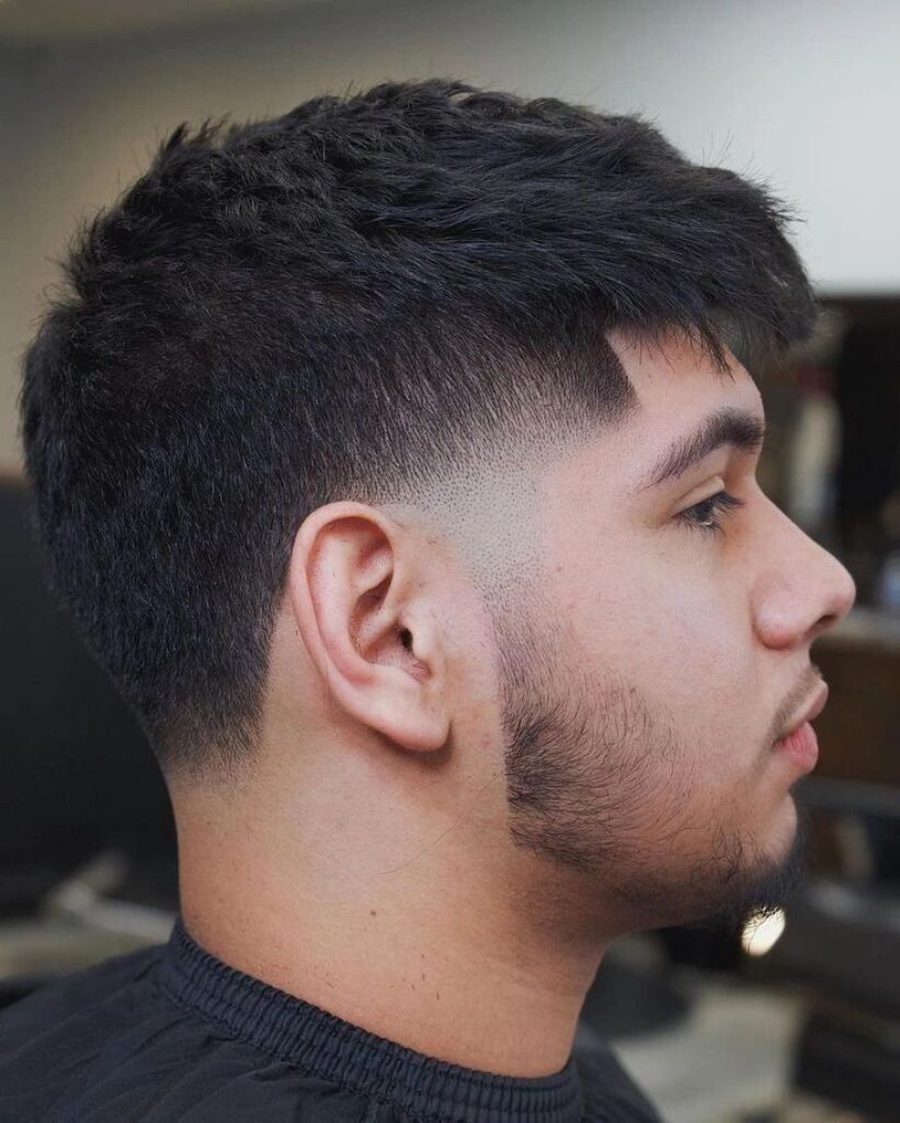 Fringe with Low Taper Fade