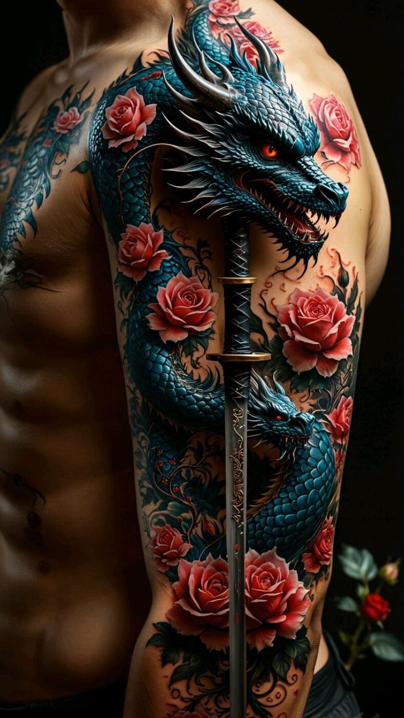 30 Powerful Dragon Tattoos for Men That Symbolize Strength & Courage
