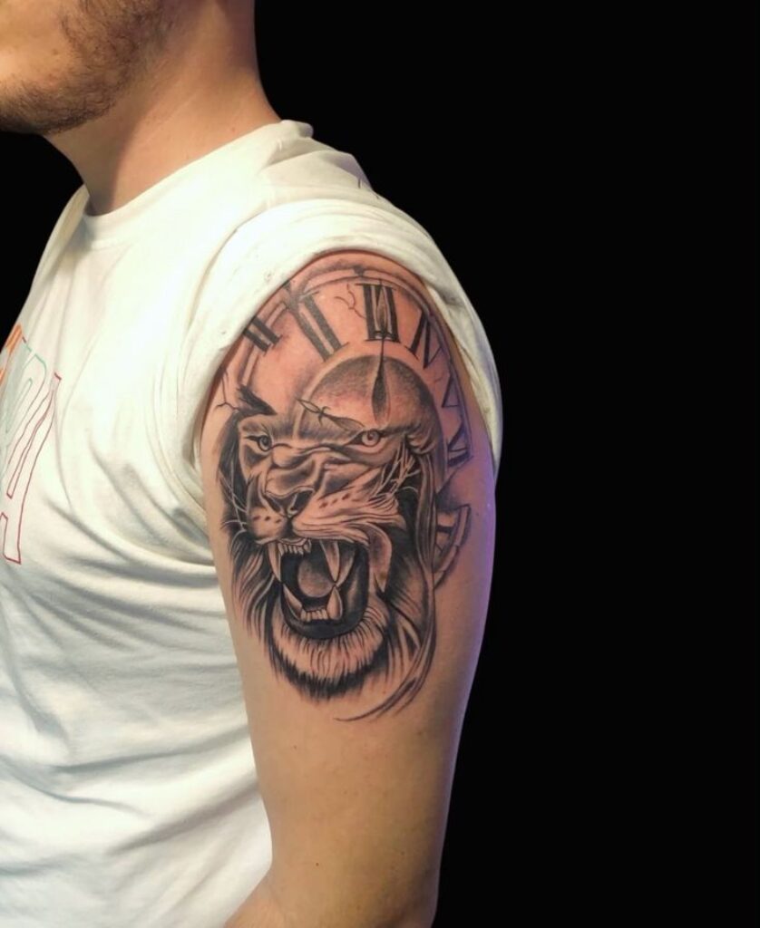 Outer Bicep Tattoos for Men