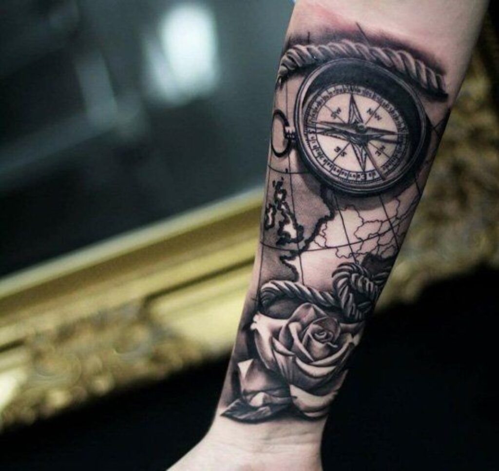 Compass Rose Tattoo